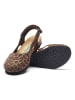 Comfortfusse Leren sandalen lichtbruin