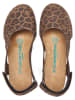 Comfortfusse Leren sandalen lichtbruin