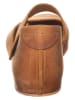 Comfortfusse Leren ballerina's lichtbruin