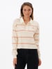 Rip Curl Poloshirt "Melting Waves" in Creme/ Orange