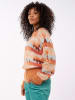 Rip Curl Pullover "Zuma Aztec" in Orange/ Hellblau