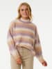 Rip Curl Sweter "La Isla" w kolorze biało-pomarańczowo-fioletowym