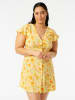 Rip Curl Jurk "Summer Rain" geel