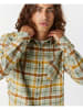 Rip Curl Blouse "Checked In" groen/wit/geel