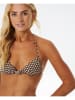 Rip Curl Biustonosz bikini "La Isla" w kolorze pomaraÅ„czowo-czarnym