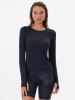 Rip Curl Trainingslongsleeve "VaporCool" antraciet/donkerblauw