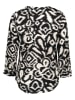 Vero Moda Bluse in Schwarz/ Creme