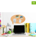 Securit 2-delige set: kurken bord "Bubble" en punaises - (B)45,5 x (H)30,5 x (T)0,50 cm