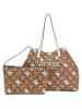 Guess Schultertasche in Hellbraun - (B)40 x (H)31 x (T)16 cm