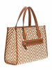 Guess Handtas beige/lichtbruin - (B)31 x (H)22 x (D)12 cm