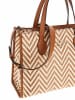 Guess Handtas beige/lichtbruin - (B)31 x (H)22 x (D)12 cm