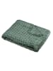 STOF France Plaid "Alfie" in Grün - (L)150 x (B)130 cm