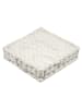 STOF France Bodenkissen "Amazonica" in Creme - (L)45 x (B)45 cm