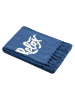 STOF France Plaid "Arcachon" blauw - (L)150 x (B)125 cm