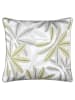 STOF France Kussen "Debra" wit/kaki - (L)55 x (B)55 cm