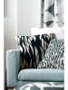 STOF France Kussen "Denali" donkerblauw/wit - (L)45 x (B)45 cm