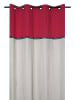 STOF France Ringgordijn "Fregate" beige/rood - (L)260 x (B)140 cm