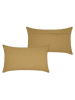STOF France Kussen "Helios" mosterdgeel - (L)30 x (B)50 cm