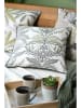 STOF France Kissen "Mandragora" in Weiß/ Khaki - (L)50 x (B)50 cm