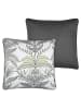 STOF France Kissen "Mandragora" in Weiß/ Khaki - (L)50 x (B)50 cm