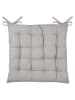 STOF France Stuhlkissen "Oxford" in Grau - (L)38 x (B)38 cm