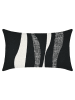 STOF France Kissen "Peter" in Schwarz/ Beige - (L)30 x (B)50 cm