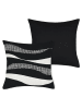 STOF France Kussen "Peter" zwart/wit - (L)40 x (B)40 cm