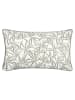 STOF France Kissen "Phineas" in Khaki/ Weiß - (L)30 x (B)50 cm
