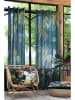 STOF France Kussen "Uniola" wit/donkerblauw - (L)40 x (B)60 cm