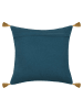 STOF France Kussen "Uniola" donkerblauw/meerkleurig - (L)45 x (B)45 cm