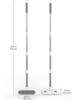 Joybos Fensterreiniger in Weiß/ Grau - (H)82 cm