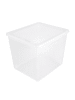 Joybos Kleiderbox "Bea" in Transparent - 30 l