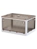 Joybos 2-delige set: opbergkisten bruin/wit - (B)41 x (H)29 x (D)24 cm