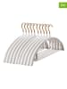 Joybos 10er-Set: Non-Slip-Kleiderbügel in Grau - (B)42 x (H)20 cm