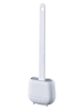 Joybos Toiletborstelhouder wit - (B)11 x (H)36 x (D)3,5 cm