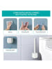 Joybos Toiletborstelhouder wit - (B)11 x (H)36 x (D)3,5 cm