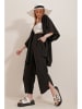 Trend Alacati 2tlg. Outfit "Trend Alaçat Stili" in Schwarz
