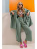 Trend Alaçatı Stili 2-delige outfit groen