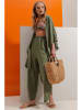 Trend Alacati 2tlg. Outfit "Trend Alaçat Stili" in Khaki