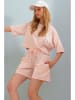Trend Alacati 2tlg. Outfit "Trend Alaçat Stili" in Rosa