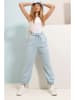 Trend Alacati Sweatbroek "Trend Alaçat Stili" lichtblauw