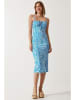 Happiness Istanbul Kleid in Hellblau