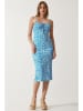 Happiness Istanbul Kleid in Hellblau
