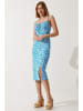 Happiness Istanbul Kleid in Hellblau