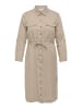 ONLY Carmakoma Kleid "Caro" in Taupe
