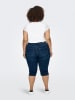 ONLY Carmakoma Jeans-Caprihose "Augusta" - Skinny fit - in Dunkelblau