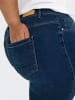 ONLY Carmakoma Jeans-Caprihose "Augusta" - Skinny fit - in Dunkelblau