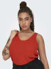 ONLY Carmakoma Stricktop "Sunny" in Rotbraun
