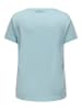 ONLY Carmakoma Shirt "State" lichtblauw