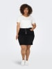 ONLY Carmakoma Jeansrock "Hush" in Schwarz